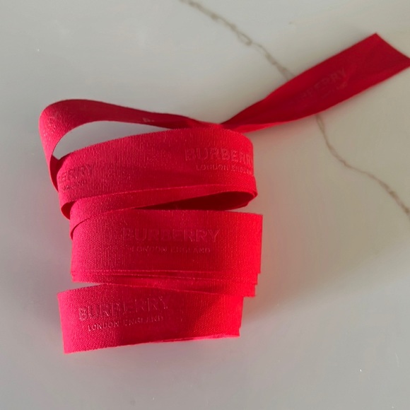 Burberry Storage & Organization Burberry Red Ribbon Poshmark